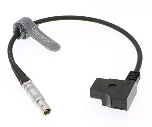 [Australia - AusPower] - Uonecn Power Cable for Z Cam E2 Blackmagic Pocket Cinema Camera 4 Pin FFA 0S 304 to D Tap 