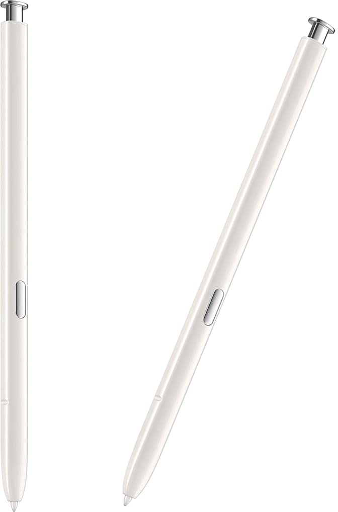 [Australia - AusPower] - Galaxy Note 10 S Pen,Note 10 Plus Stylus Pen WithBluetooth Replacement for Samsung Galaxy Note10 |Note 10 Plus 5G +Tibs/Nibs (White) White 