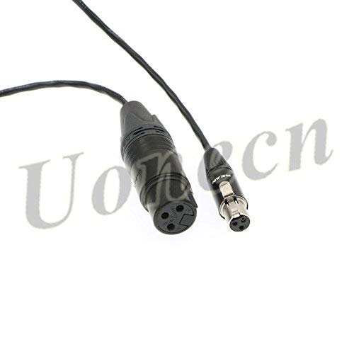 [Australia - AusPower] - Uonecn Mini XLR 3 Pin Female to 3 Pin Female Plug XL2 TA3-F Audio Cable Adapter Camera Video Assist for SD 442 Devices 688/788 20'' 