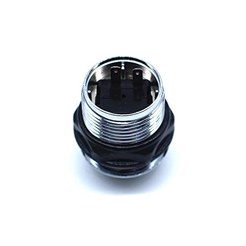 [Australia - AusPower] - Arcity 5 Pcs 24mm Arcade Push Buttons Round Chrome Plated Silver Jamma MAME Video Game Parts Console Machine DIY New, HY-SHANL116 
