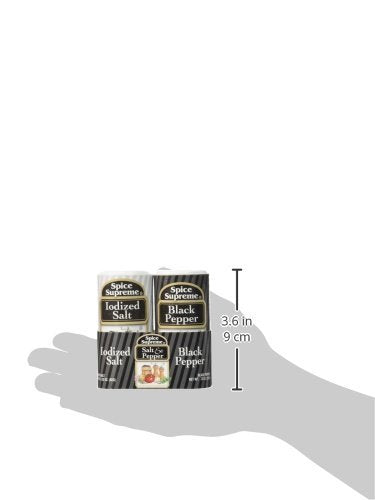 [Australia - AusPower] - Spice Supreme Salt & Pepper Double Pack(Pack of 3) 3 - Double Packs 