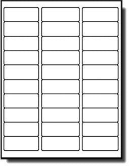 [Australia - AusPower] - Address Labels for Inkjet Printers 1" x 2-5/8", Pack of 750 Labels 25 sheets / 750 labels 