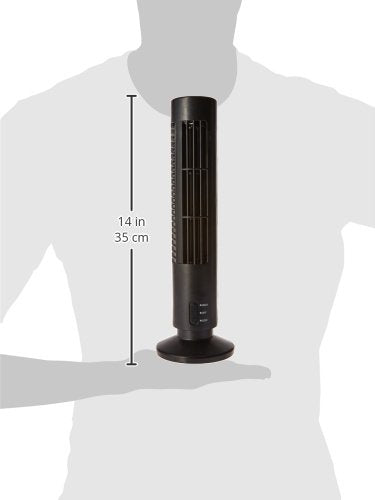 [Australia - AusPower] - Kole MG Pro Portable Personal Tower Fan USB Powered Cooling System 