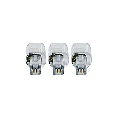 [Australia - AusPower] - Telephone Cord Detangler 3 Pack - 360 Degree Rotating - Clear - Phone Cord Detangler Branded Master Cables Product 