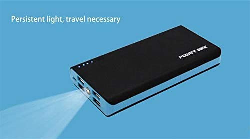 [Australia - AusPower] - 4 USB 50000mAh Power Bank LED External Backup Battery Charger F Phone (Blue) Blue 