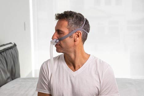 [Australia - AusPower] - Headgear Strap Replacement for ResMed AirFit P10™ Nasal Pillow CPAP Mask by Snugell™ | Grey Color | Pack of Two| Four Adjustment Clips| Durable Premium Nylon Material | Maximum Adaptability & Comfort 