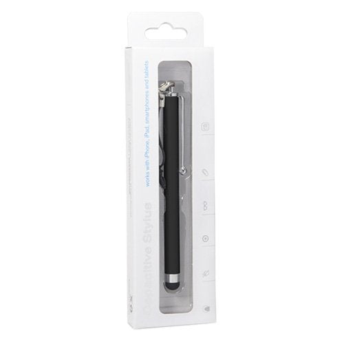 [Australia - AusPower] - Stylus Pen for Panasonic Toughpad FZ-M1 (Stylus Pen by BoxWave) - Capacitive Stylus, Rubber Tip Capacitive Stylus Pen for Panasonic Toughpad FZ-M1 - Jet Black 