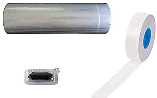 [Australia - AusPower] - Veltec Premium 2212 Pricing Labels for Garvey and Contact 22-6 22-7 22-8 Price Gun - 9 Rolls, 11,000 Labels and Free Inker (White) White 