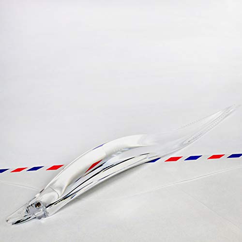 [Australia - AusPower] - COM. TOP - Acrylic Letter Opener with Staple Remover for Letter, Paper, Envelope, Simple Design Office Supplies, Desk Accessories - Clear 
