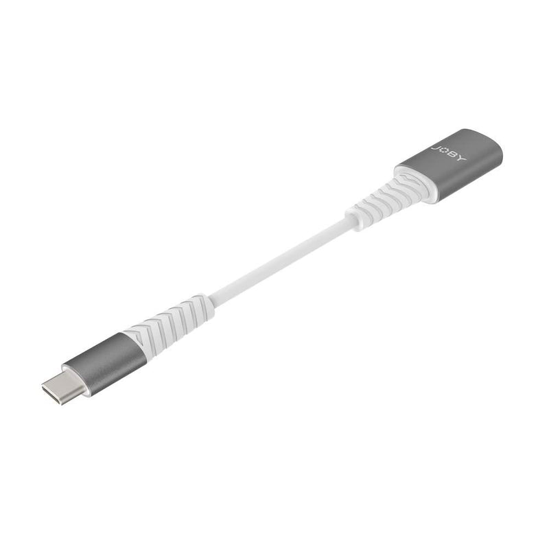 [Australia - AusPower] - JOBY USB-C to USB-A 3.0 Adapter, Space Gray, Flexible USB-C Adapter 