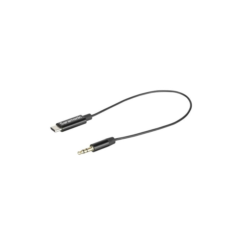 [Australia - AusPower] - Saramonic 3.5mm Male TRS to USB-C Stereo or Mono Microphone and Audio Adapter Cable 9" (22.86cm) (SR-C2001) 