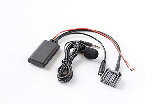 [Australia - AusPower] - Car Stereo CD Changer Microphone Kit Phone Call Hands Free Adapter Bluetooth Aux Cable for Honda Civic CRV 