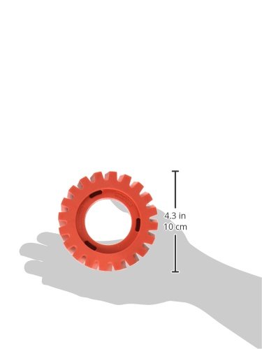 [Australia - AusPower] - Dynabrade 92255 4-Inch Diameter by 1-1/4-Inch Wide RED-TRED Eraser Wheel; Wheel Only, Red 