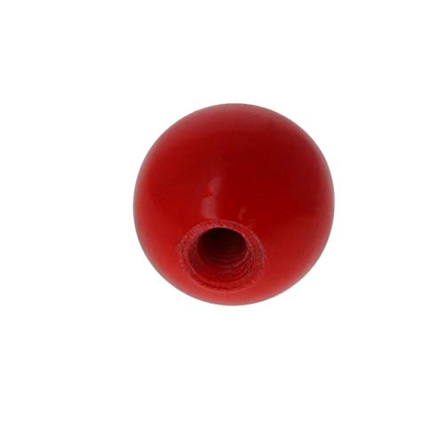 [Australia - AusPower] - Othmro 10pcs Thermoset Ball Knob M5 Female Thread Machine Handle 20mm Diameter Smooth Rim Red 10 pcs 