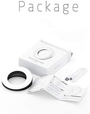 [Australia - AusPower] - XINBAOHONG Selfie Ring Light Rechargeable Portable Clip-on Selfie Fill Light with 40 LED for Smart Phone Photography, Camera Video, Girl Makes up 