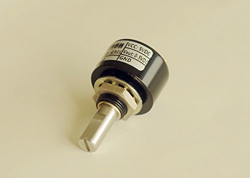 [Australia - AusPower] - 360 Degree Tiny Size 20mm Contactless Digitized Potentiometer Angle Encoder Sensor 0-5v Output 6 mm Shaft 