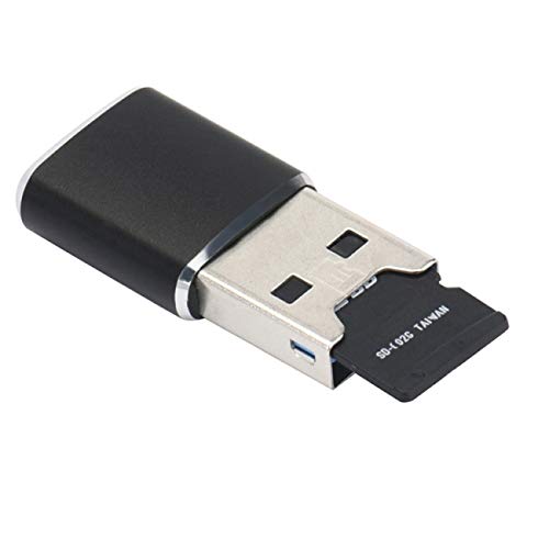 [Australia - AusPower] - Cablecc USB 3.0 to Micro SD SDXC TF Card Reader Writer Adapter 5Gbps Super Speed for Car Laptop… Black USB3.0-TF 