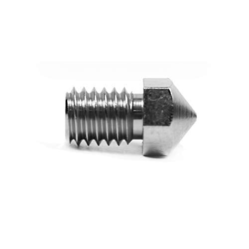 [Australia - AusPower] - Micro Swiss Plated Wear Resistant Nozzle RepRap - M6 Thread 1.75mm Filament .25mm 