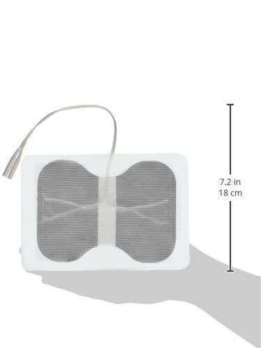 [Australia - AusPower] - Syrtenty TENS Unit Replacement Pads - Pack of 6 Butterfly Shaped Electrode Squares for Muscle Stimulation & Therapy 