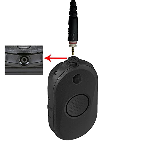 [Australia - AusPower] - MONICONA Air Tube Earpiece Surveillance Kit Earphone Headset PTT Mic for Motorola CLP1010e CLP1040e CLPe446 CLP446e Radio 