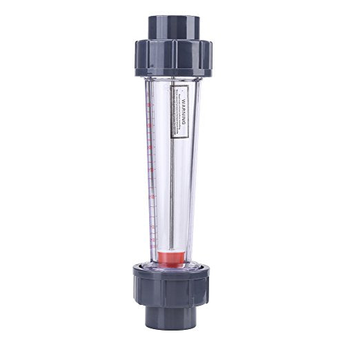 [Australia - AusPower] - 300-3000L/H Plastic Tube Water Rotameter LZS-25 Liquid Flow Meter Float Double Female Connector for DN 25 Tube 