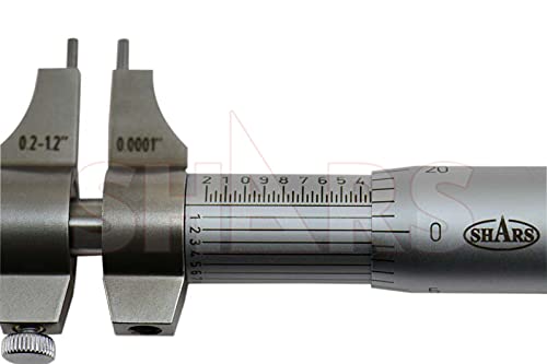 [Australia - AusPower] - Shars 0.2"-1.2" Precision Inside Micrometer, 0.0001" Resolution 303-2101 P} 0.2-1.2" 303-2101 