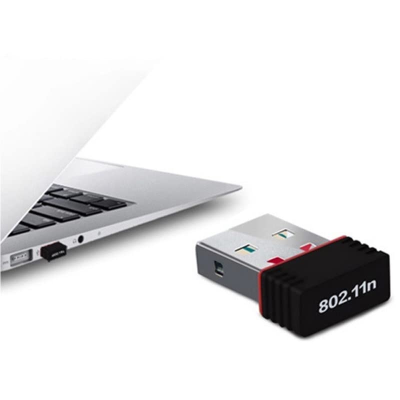 [Australia - AusPower] - Mini 150MPS USB 2.0 Stick WiFi 802.11n Wireless LAN Network Adapter Stick Schwarz 802.11 Dongle Chip 