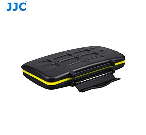 [Australia - AusPower] - Water Resistant JJC MC-CF6 Memory Card Hard Case for 6 Pcs CF Cards with Lock 