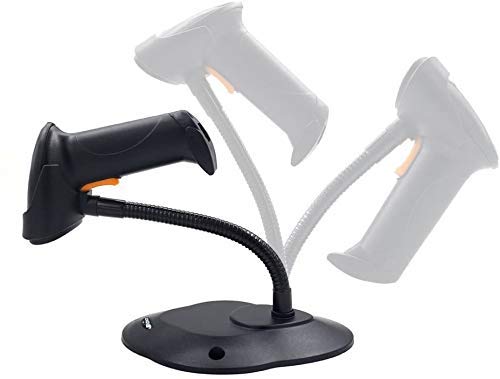 [Australia - AusPower] - Adjustable Barcode Scanner Stand, SHONCO Hands Free Barcode Scanning Bar-Code Reader Cradle Holder Adjustable Goose Neck Stand for Symbol Scanner Barcode Scanner Scan Gun Label Reader 2Pack 