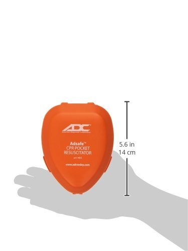 [Australia - AusPower] - ADC Adsafe CPR Mask Pocket Resuscitator Kit with replaceable filter valve, disposable non-latex gloves, and alcohol wipe; 2 Kits - 4053-2 Set of 2 