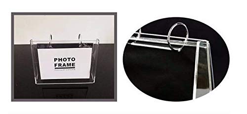 [Australia - AusPower] - Clear Acrylic Frames Photo Clip 13 Shows 26 Photos Desktop Double Sided Display Holder with Vertical Stand and 4 mm Thicker Menu Holders,Photography Studio/Album ("L" or"V" Type 4x6 inch) "V" Type 4x6 inch 