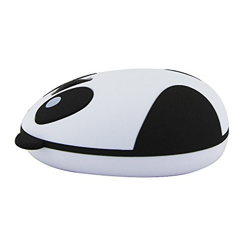 [Australia - AusPower] - Cute Animal Panda Wireless Mouse, [3C Light] Mini USB 2.4G Rechargeable Optical Mice Cartoon Computer Mouse for Kids 3 Buttons (Wireless-White) Wireless-White 