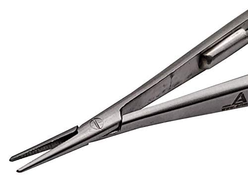 [Australia - AusPower] - 3 pcs Castroviejo Needle Holder 5.5 inches Straight with Lock | Dental Medical Ortho Surgical Needle Holder Locking | Veterinary Suture Restorative | by Artman instruments 