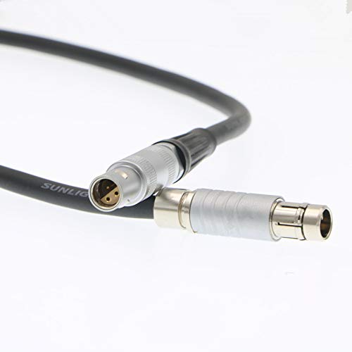 [Australia - AusPower] - Uonecn 3-Pin Male to 2-Pin Male 2-Pin Female Cable for ARRI Heden Cmotion Compact Remote Run Stop Record Cable 