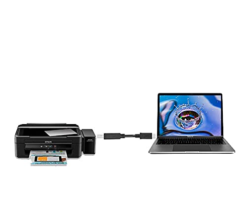 [Australia - AusPower] - USB C to Printer Cable Compatible with iPad Air,MacBook Pro,MacBook Air M1,Mac Pro,iMac Pro Type C Printer Cord for Alesis VI25,M-Audio Oxygen 25,Akai MPD21 MIDI Keyboard Controller,Pioneer DJ DDJ200 
