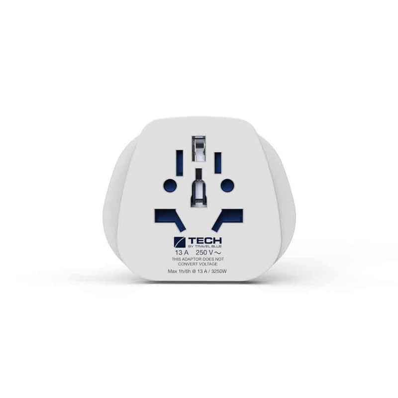 [Australia - AusPower] - TRAVEL BLUE World to Europe (Schuko) EU Travel Adaptor Travel Plug Adapter Grounded 2 Prong EU Wall Plug Adaptor and Converter Power Outlet Charger American Outlet Power - 901 