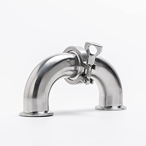 [Australia - AusPower] - Beduan Elbow 90 Degree 2" Tube OD Stainless Steel 2" Tri Clamp Sanitary Pipe Fitting (Ferrule OD 64mm) Tube OD 51mm (2 Inch Tri Clamp) 1 