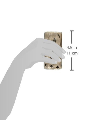 [Australia - AusPower] - Premium Elastic Bandage Wrap made of USA Grown Organic Cotton - Hook & Loop Fasteners at Both Ends - GT Latex Free Hypoallergenic Compression Roll for Sprains & Injuries (4" Wide, 4 Pack) 4" Wide 