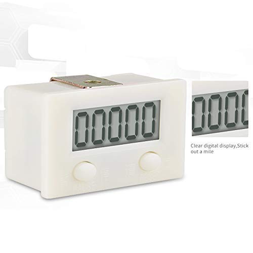 [Australia - AusPower] - Digital Counter for knitting machine, 0-99999 Digit Counter with Magnetic Induction Switch, Electronic Tally Counter, Punch Digital Totalizer, Digital Counter, LCD Gauge Forward People Door Counter 