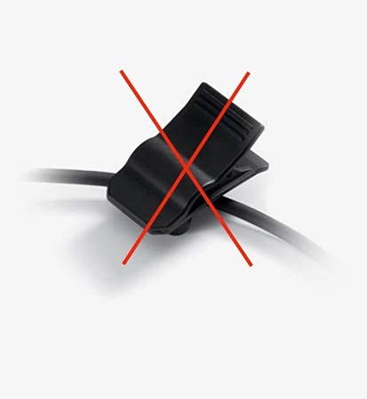 [Australia - AusPower] - Bose A20 Aviation Headset Control Mount Clip Adapter Accessory Upgrade, Black, Better Than Shirt Clip, Dual Plug, 6-pin, U-174 Compatible 