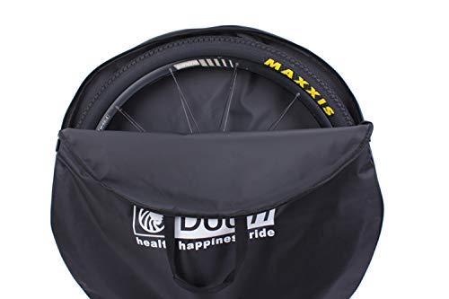 [Australia - AusPower] - Huntvp Road Bike MTB Cycling Wheelset Bag Soft Bicycle Wheel Carry Bag For 27.5 inch wheel 