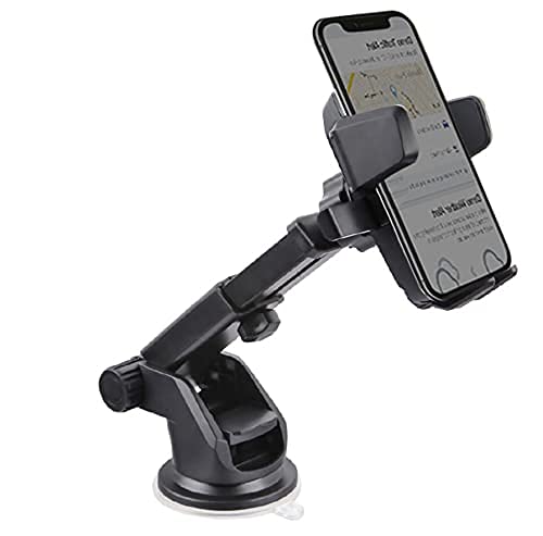 [Australia - AusPower] - 360 Car Phone Mount Holder Adjustable Long Neck One Touch Car Cell Phone Mount Holder for Windshield Dashboard and Office Desk. Compatible with Any Smartphone 
