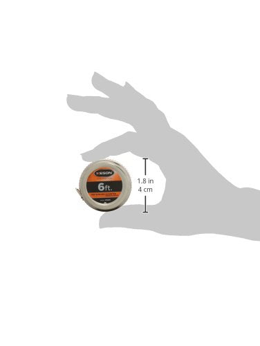 [Australia - AusPower] - Keson PD618 Diameter Measuring Tape with Steel Blade and Case, 1/4-Inch by 6-Foot 