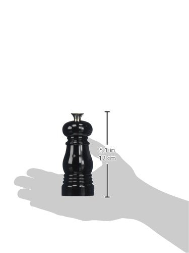 [Australia - AusPower] - Le Creuset Petite Salt and Pepper Mill Set, 5" x 2" each, Black & White 