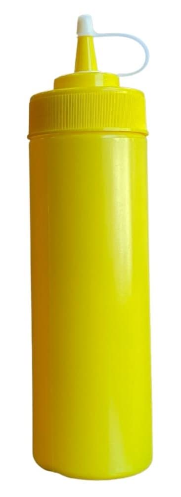 [Australia - AusPower] - Ketchup and Mustard Squeeze Bottle Dispenser Set 12-Ounce Each For BBQ, Picnics and Home Use - With Caps 