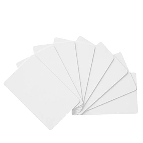 [Australia - AusPower] - Gialer 100 Pack MIFARE 1 Classic 1K Compatible RFID Smart Intelligent Cards 13.56MHz 14443A Plastic Blank White Card Hotel Key Cards Access Control Card Printable on Most Card Printers CR80 3 3/8" x 2 1/8" 100pcs 