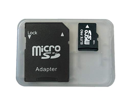 [Australia - AusPower] - 3 Pack 1gb Micro Memory Cards Compatible with 1GB Micro SD and 1 GB Micro SD HC Devices, 3 Pack Adapters and Micro TF Memory Cards w/Built To Last! Microfiber Cloth, Compatible w All SD Devices 