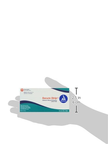 [Australia - AusPower] - Dynarex Wound Closure Strips, Sterile, 1/8 X 3 Inch, 50 Count 