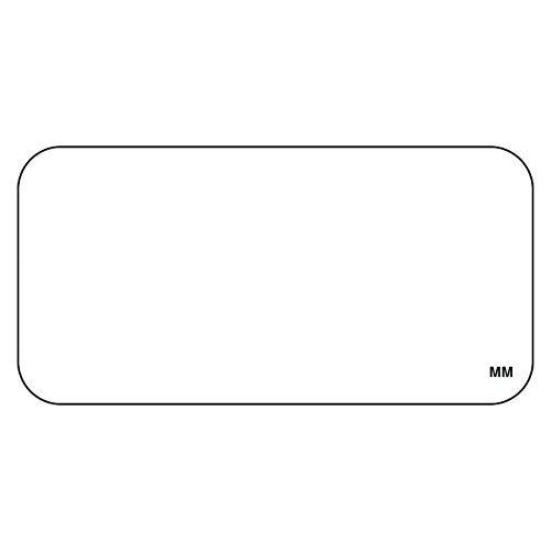 [Australia - AusPower] - DayMark Blank Removable Label, 1" x 2", White (Roll of 1000) 1" x 2" 