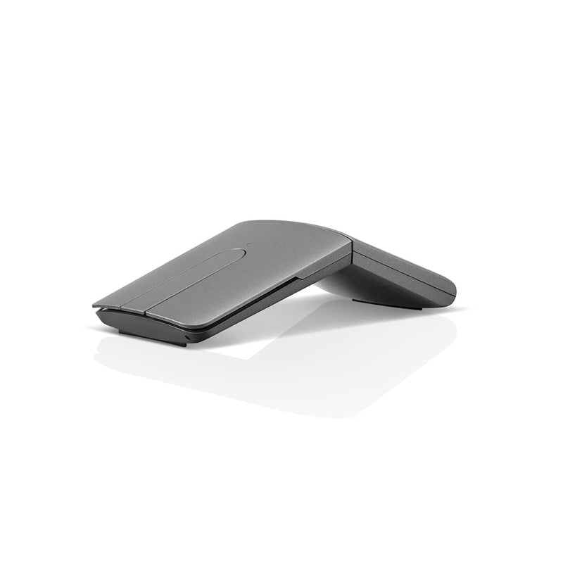 [Australia - AusPower] - Lenovo Yoga Mouse with Laser Presenter, 2.4GHz Wireless Nano Receiver & Bluetooth 5.0, Award-Winning Ergonomic V-Shape, Adjustable 1600 DPI, Optical Mouse, GY50U59626, Iron Grey, gray 